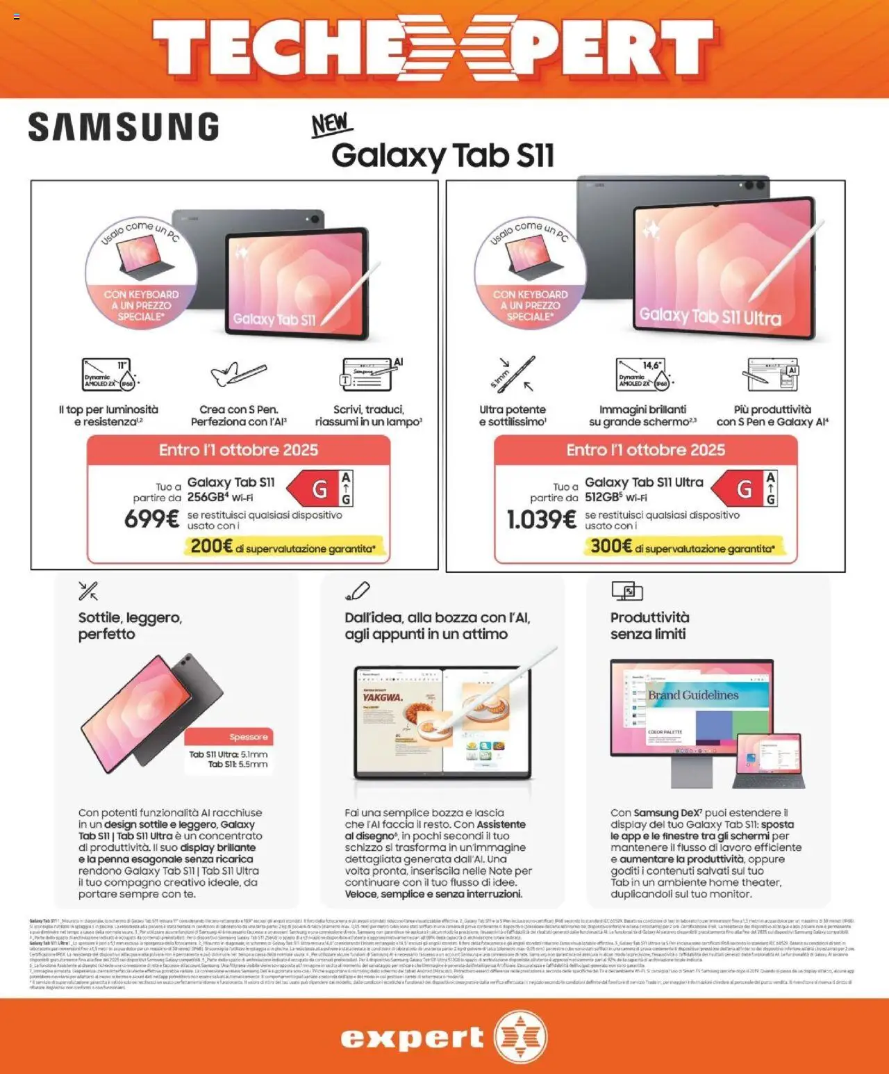 Volantino Expert del 11.09.2025 | Pagina: 22 | Prodotti: Samsung Galaxy, Talco, PC, Metro