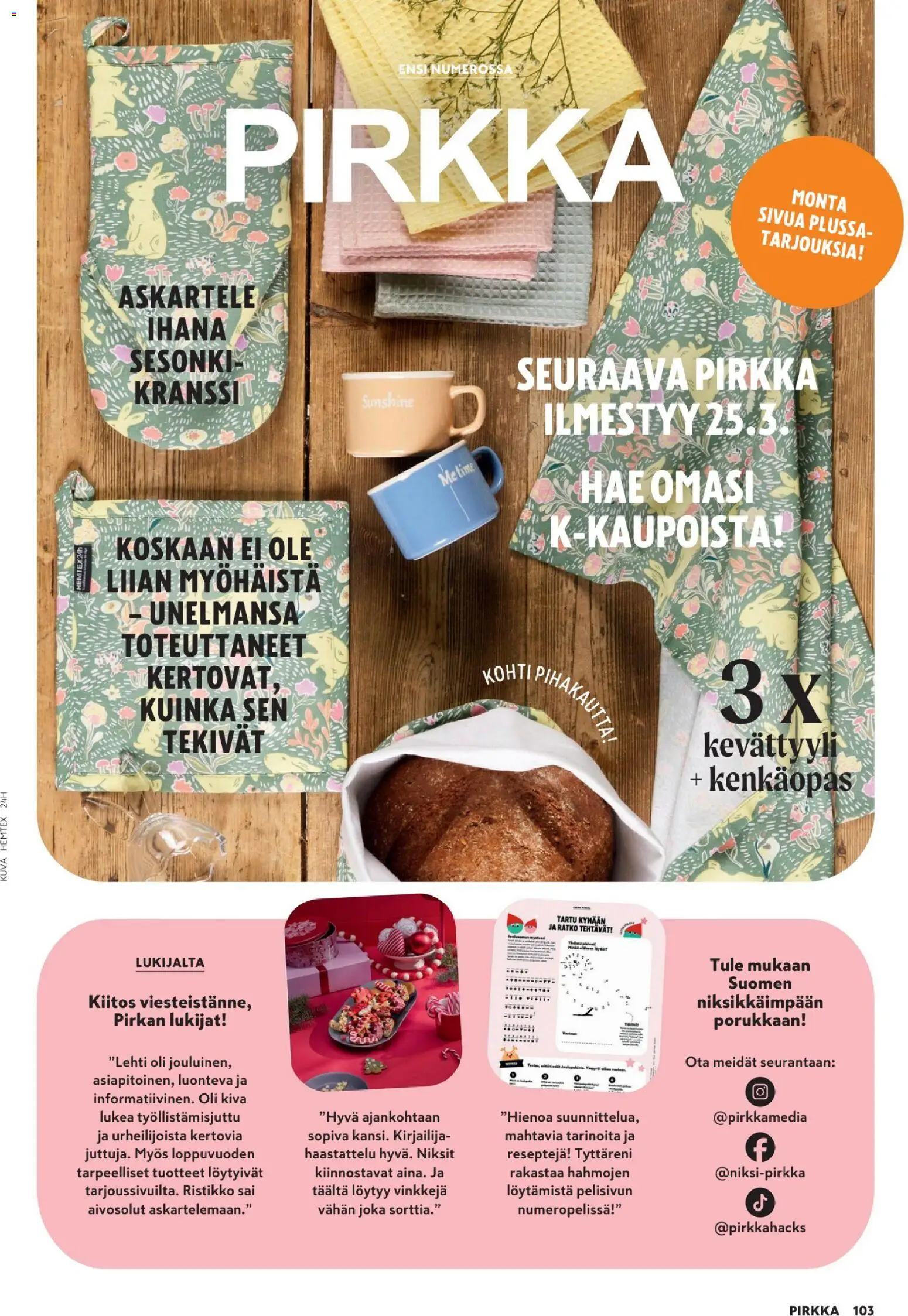 K-Market - Pirkka – voimassa 04.02.2026 alkaen | Sivu: 103