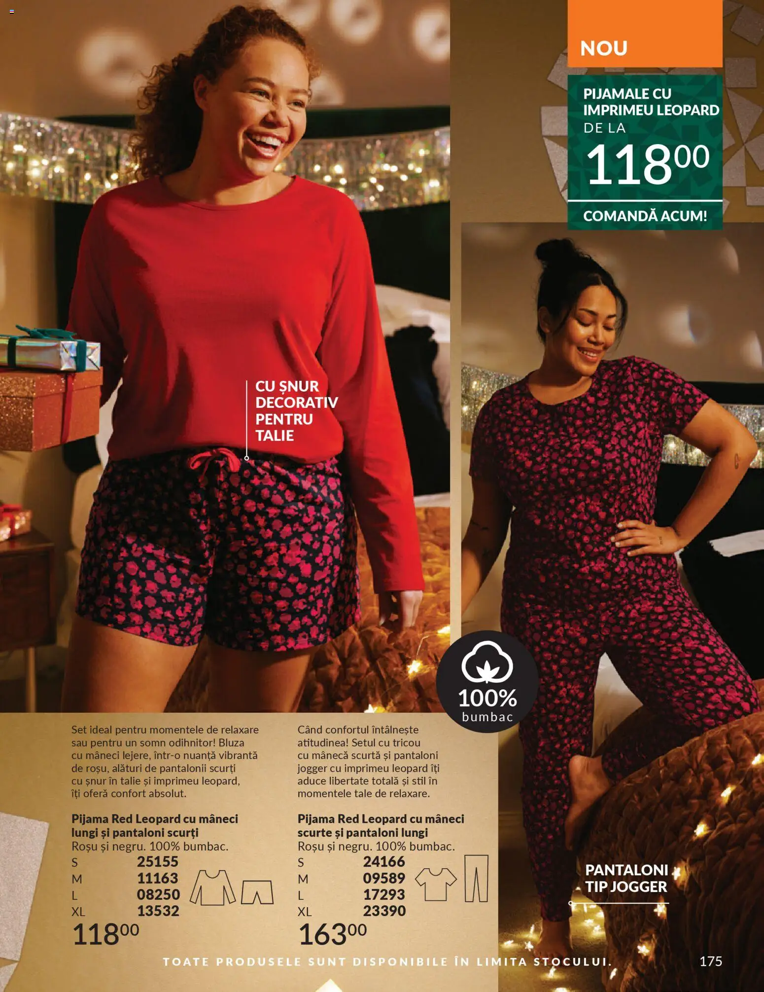 Noul catalog Avon – valabil de la 01.12.2025 | Pagină: 175 | Produse: Bluză, Pantaloni, Pantaloni scurți, Pijamale