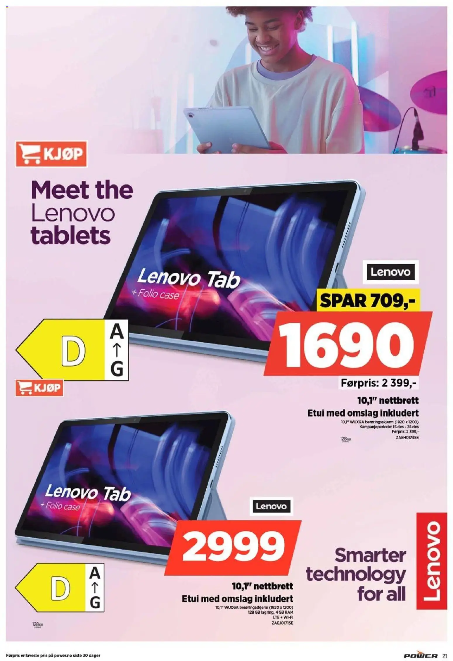 {H1} | Side: 21 | Produkter: Nettbrett