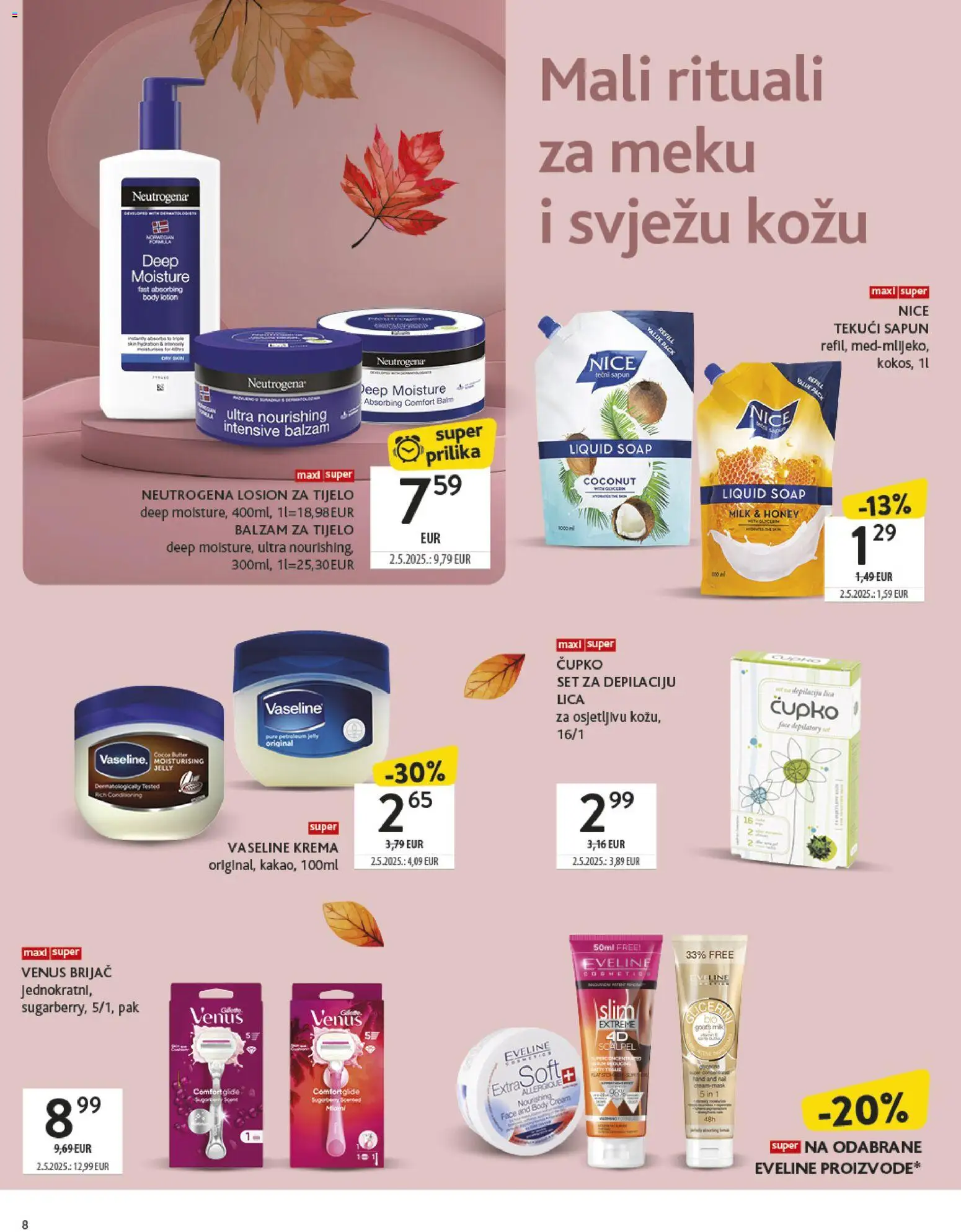 Konzum HR akciós ujság - amely érvényes a következő dátumtól: 04.11.2025 | Oldal: 8 | Termékek: Body