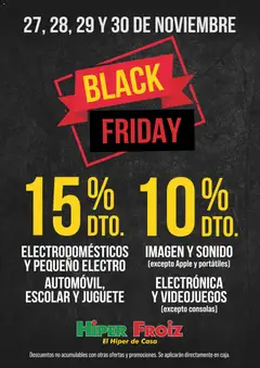 Vista previa Froiz - Black Friday válido desde el 27.11.2025