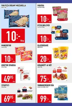 Matdax reklamblad aktuell från 08.09.2025 | Sida: 24 | Produkter: Kräftor, Pizza