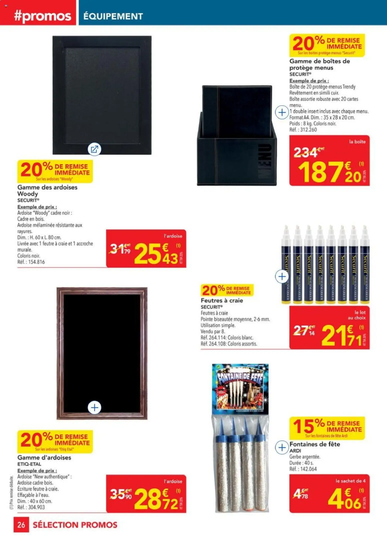 {H1} | Page: 26 | Produits: Poids, Cadre