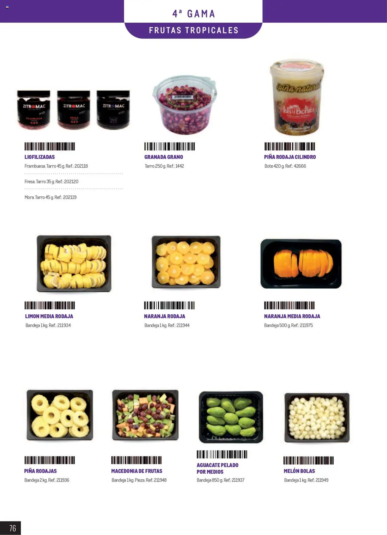 Makro catálogo │ válido desde el 01.01.2025 | Página: 76 | Productos: Piña, Bandeja