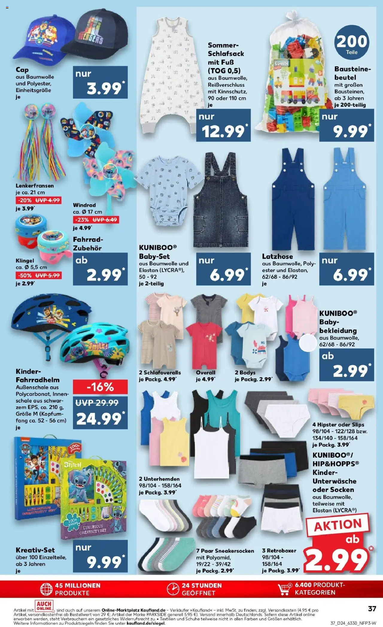 Kaufland prospekt Stadthagen	 - gültig ab dem 16.06.2025 | Seite: 52 | Produkte: Schlafsack, Bekleidung, Unterwäsche, Boxer