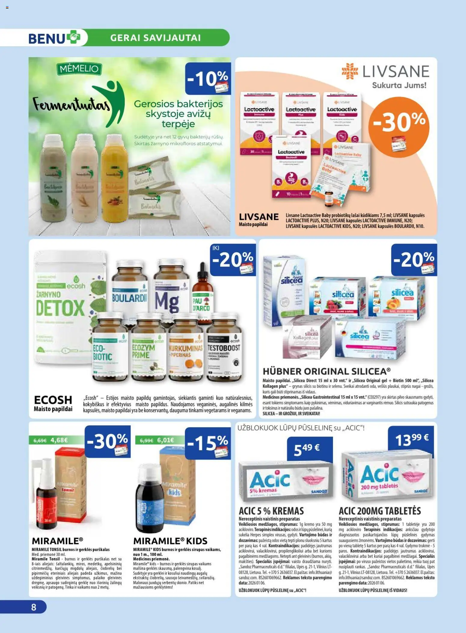 BENU akcijos nuo 01.04.2026 | Puslapis: 8