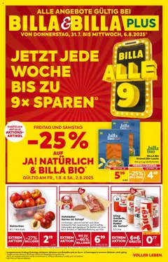 Billa AT - BILLA - BILLA Salzburg - amely érvényes a következő dátumtól: 31.07.2025