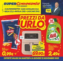 Anteprima del volantino SuperConveniente Gela/Avola/Lascari/San Cataldo/Caltanisseta catalogo valido a partire dal 04.11.2025