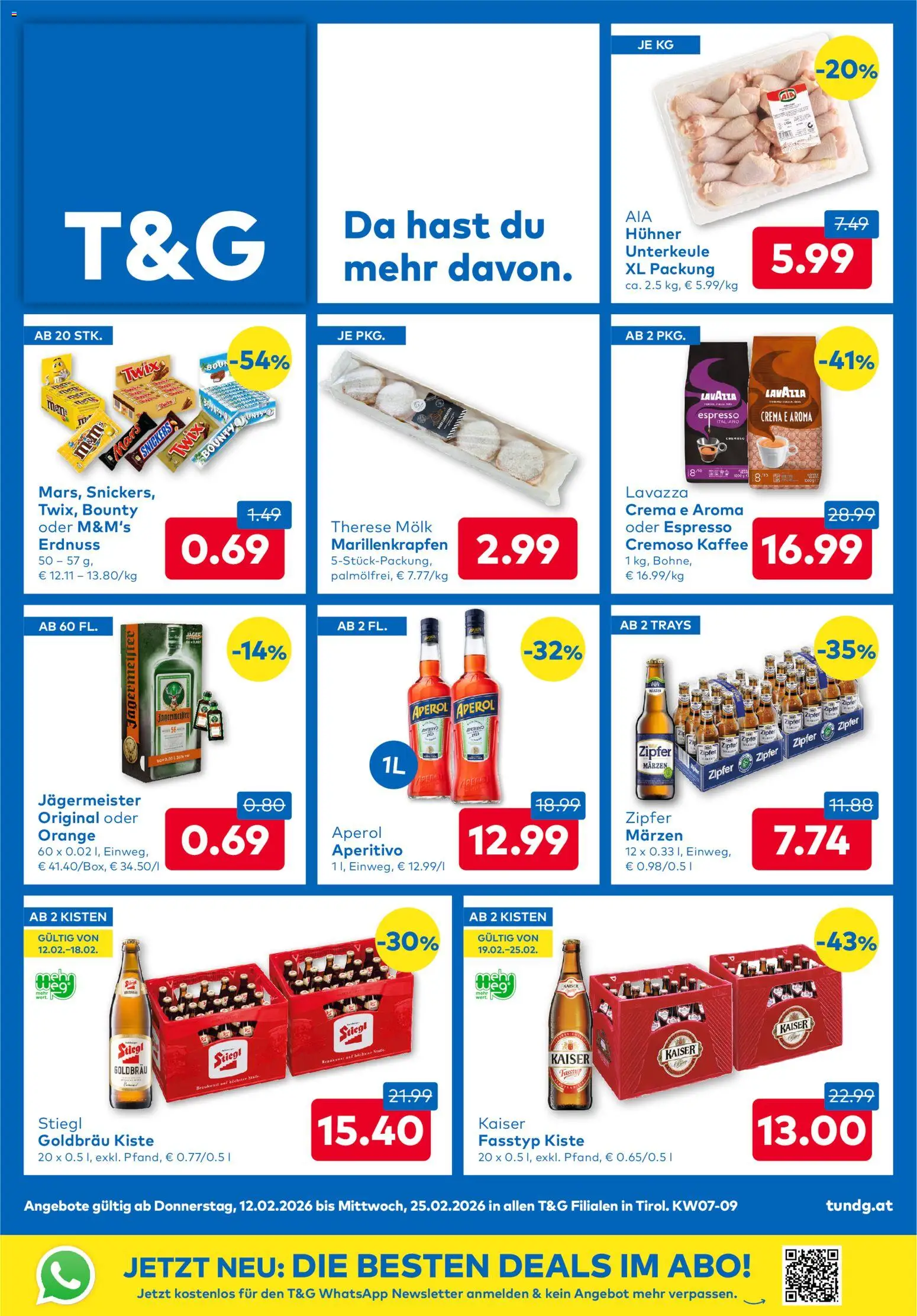 T&G Flugblatt gültig ab 12.02.2026 | Seite: 1 | Produkte: Kaffee