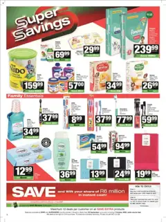 Superspar specials catalogue – valid from 08.10.2025 | Page: 6 | Products: TV, Brush, Shower gel, Tooth brush