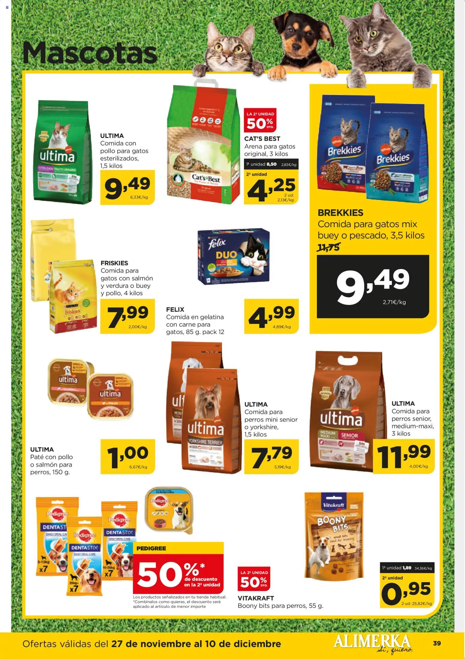 Alimerka folleto Asturias │ válido desde el 27.11.2025 | Página: 39 | Productos: Gelatina, Paté