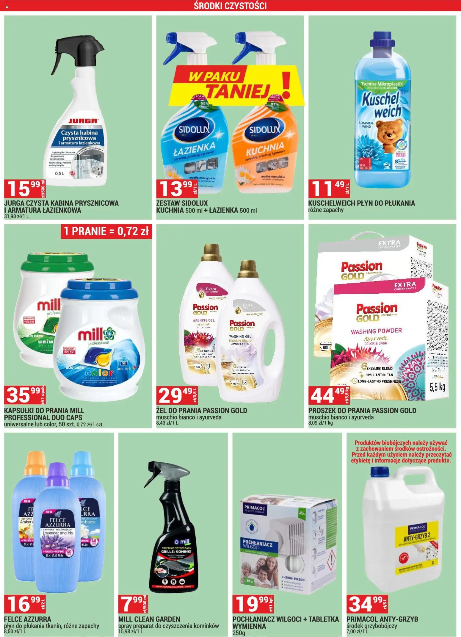 Merkury Market Gazetka od 02.01.2026 | Strona: 29 | Produkty: Kapsułki do prania mill, Kapsułki do prania, Mydło, Proszek do prania