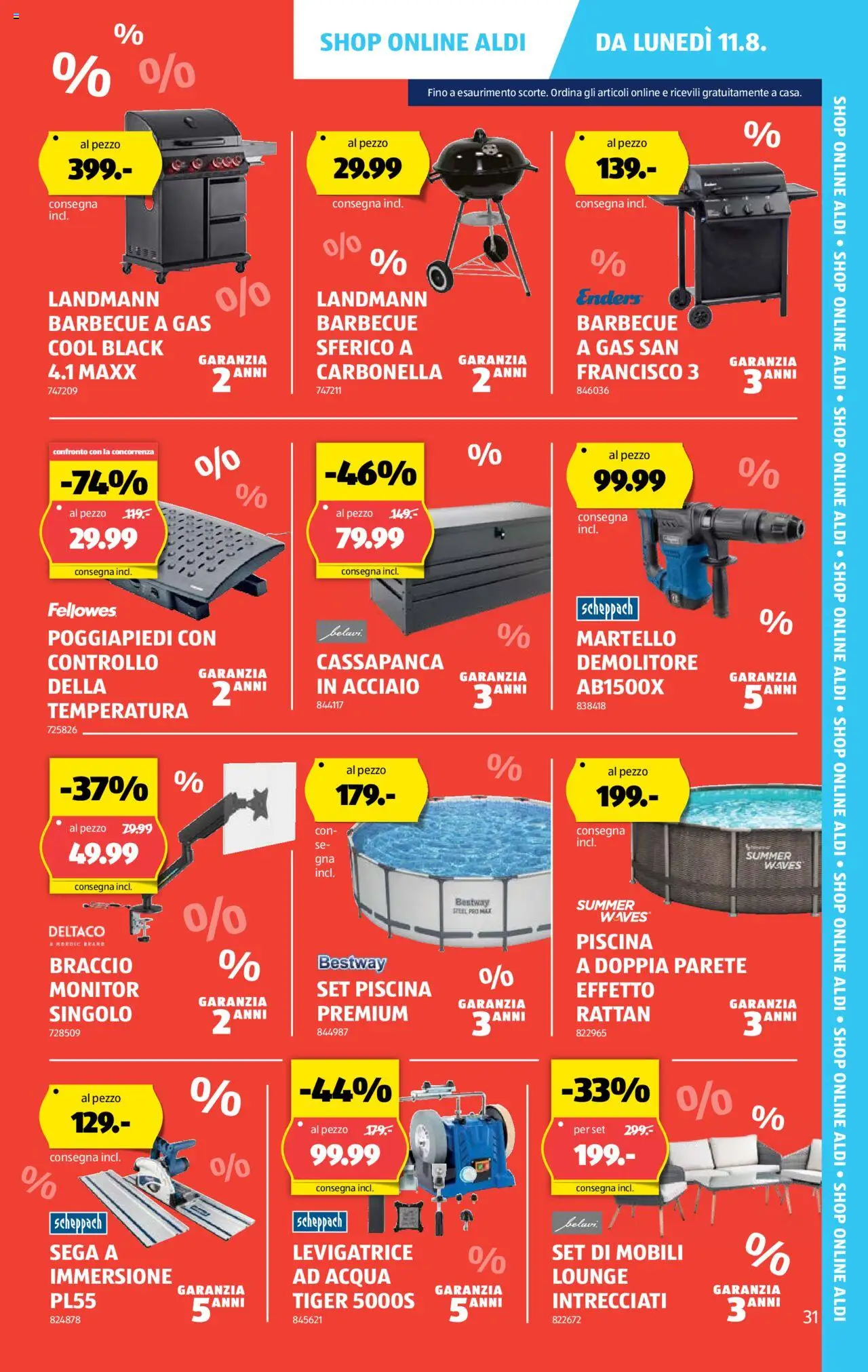 Aldi Volantino ab 07.08.2025 | Seite: 31 | Produkte: Monitor