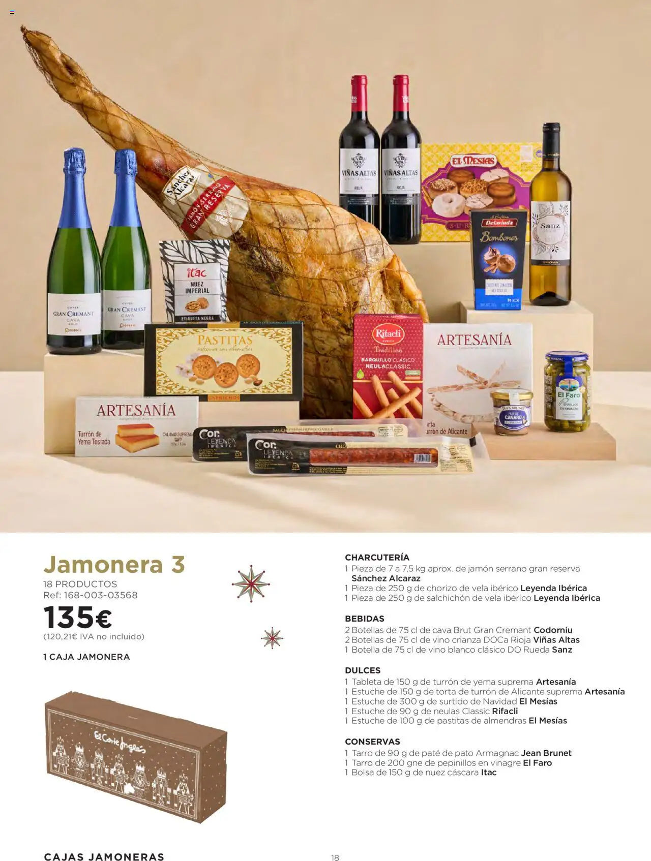 El Corte Inglés ofertas │ válido desde el 06.10.2025 | Página: 18 | Productos: Paté, Vela, Bolsa, Caja