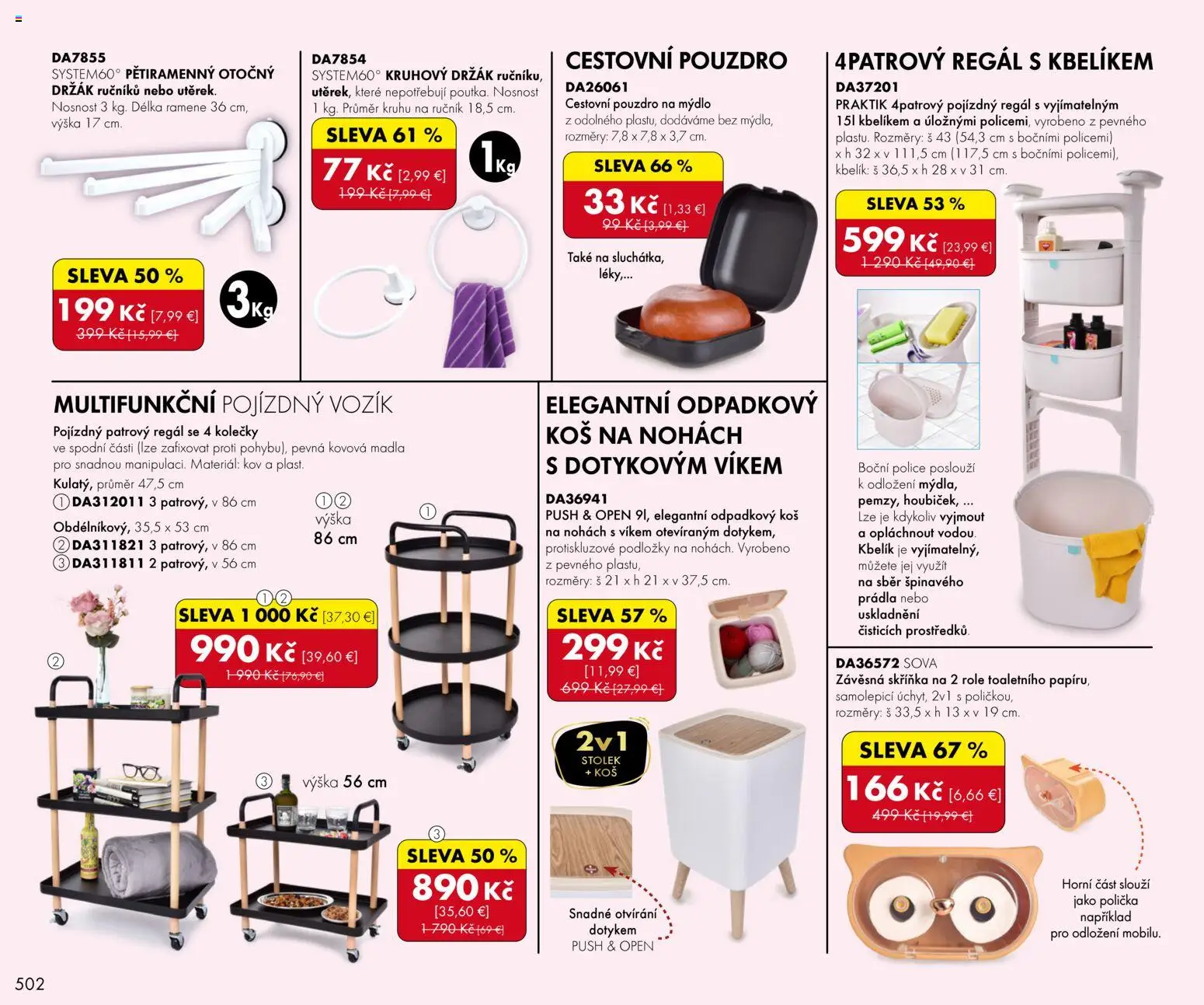 Nové Dedra akcie – leták je platný od 01.01.2026 | Strana: 2 | Produkty: Regál, Skrinka, Police, Kôš