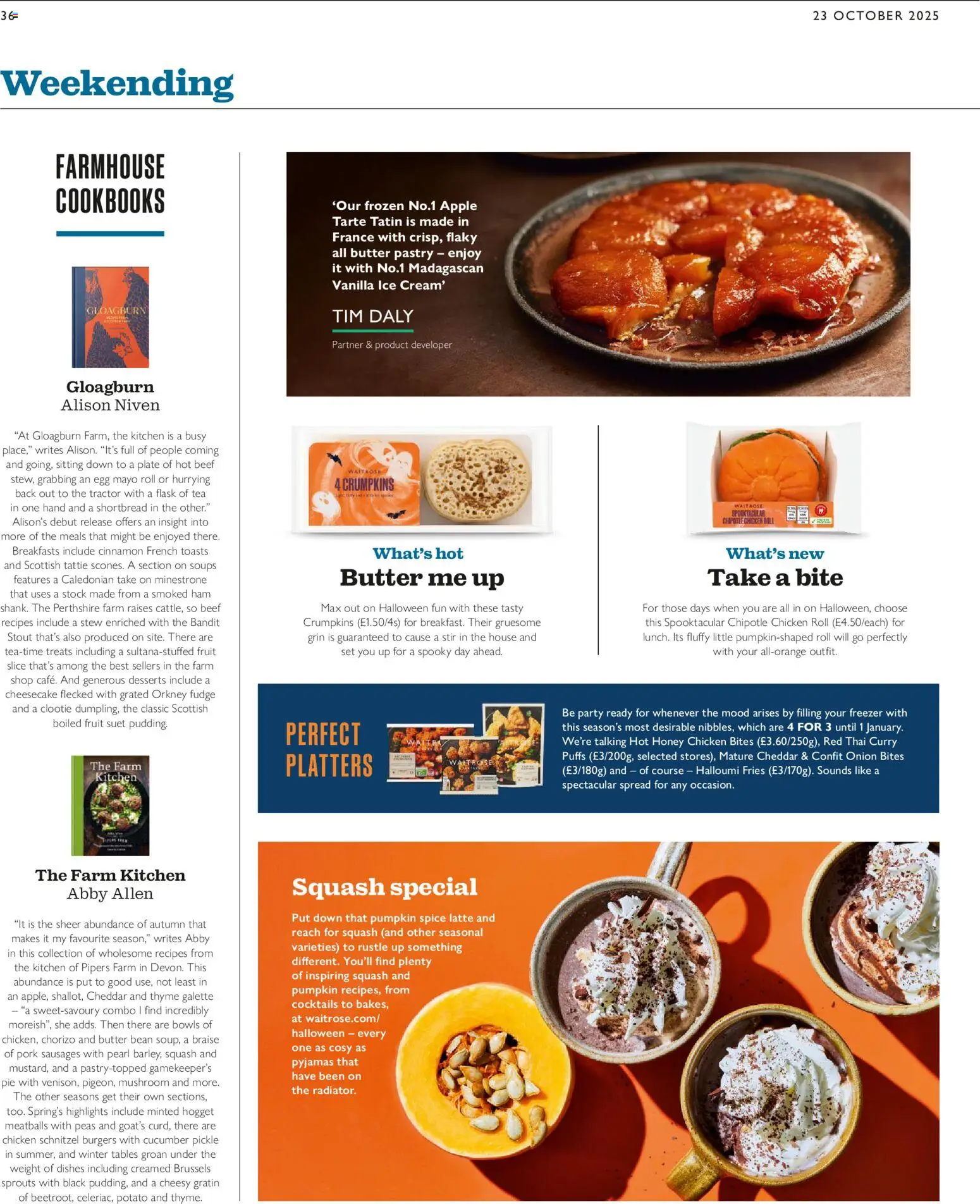 {H1} | Page: 36 | Products: Chicken, Cheddar, Butter, Fudge