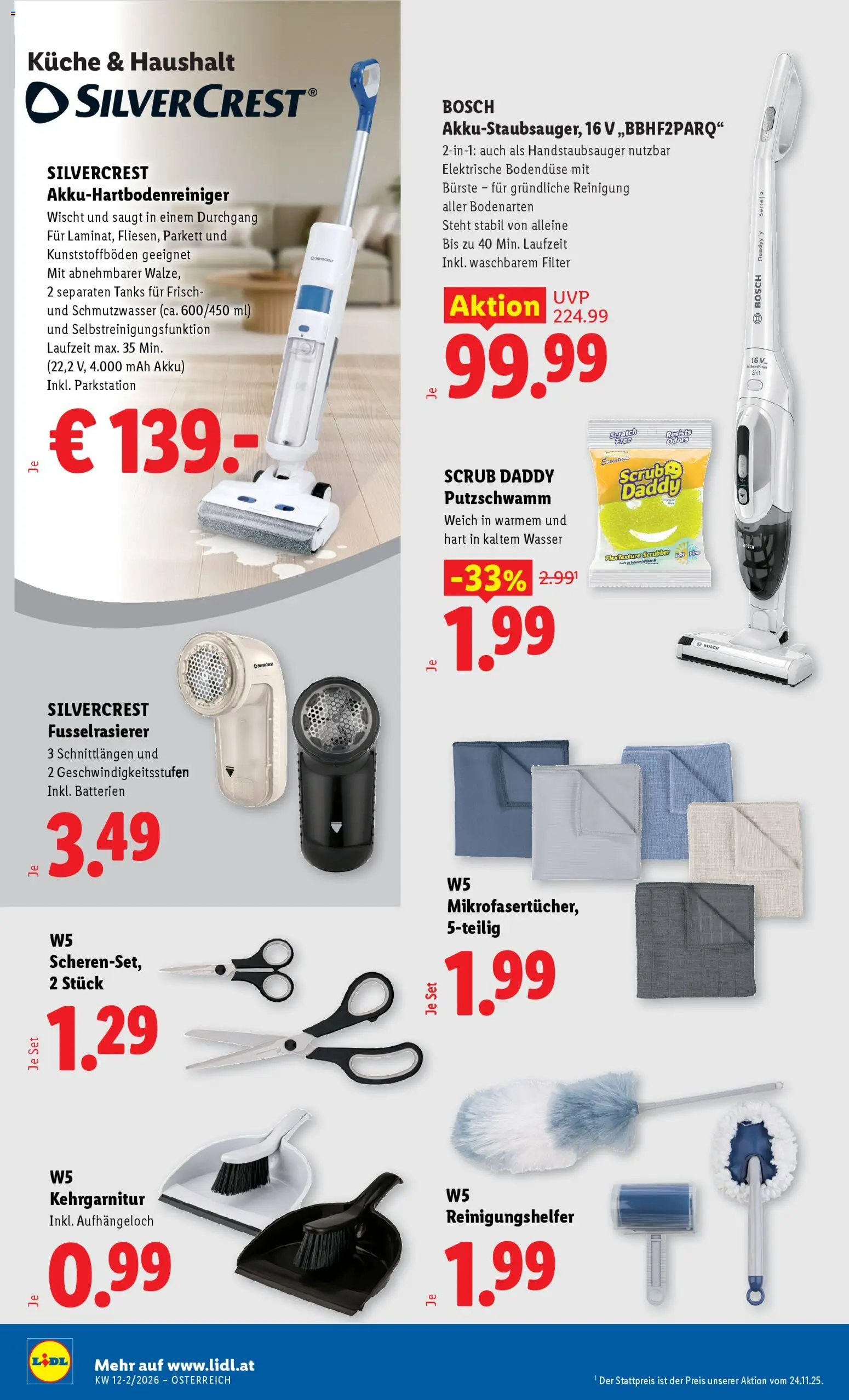 Lidl Flugblatt - Dornbirn, Feldkirch, Graz gültig ab 19.03.2026 | Seite: 20 | Produkte: Wasser, Bürste