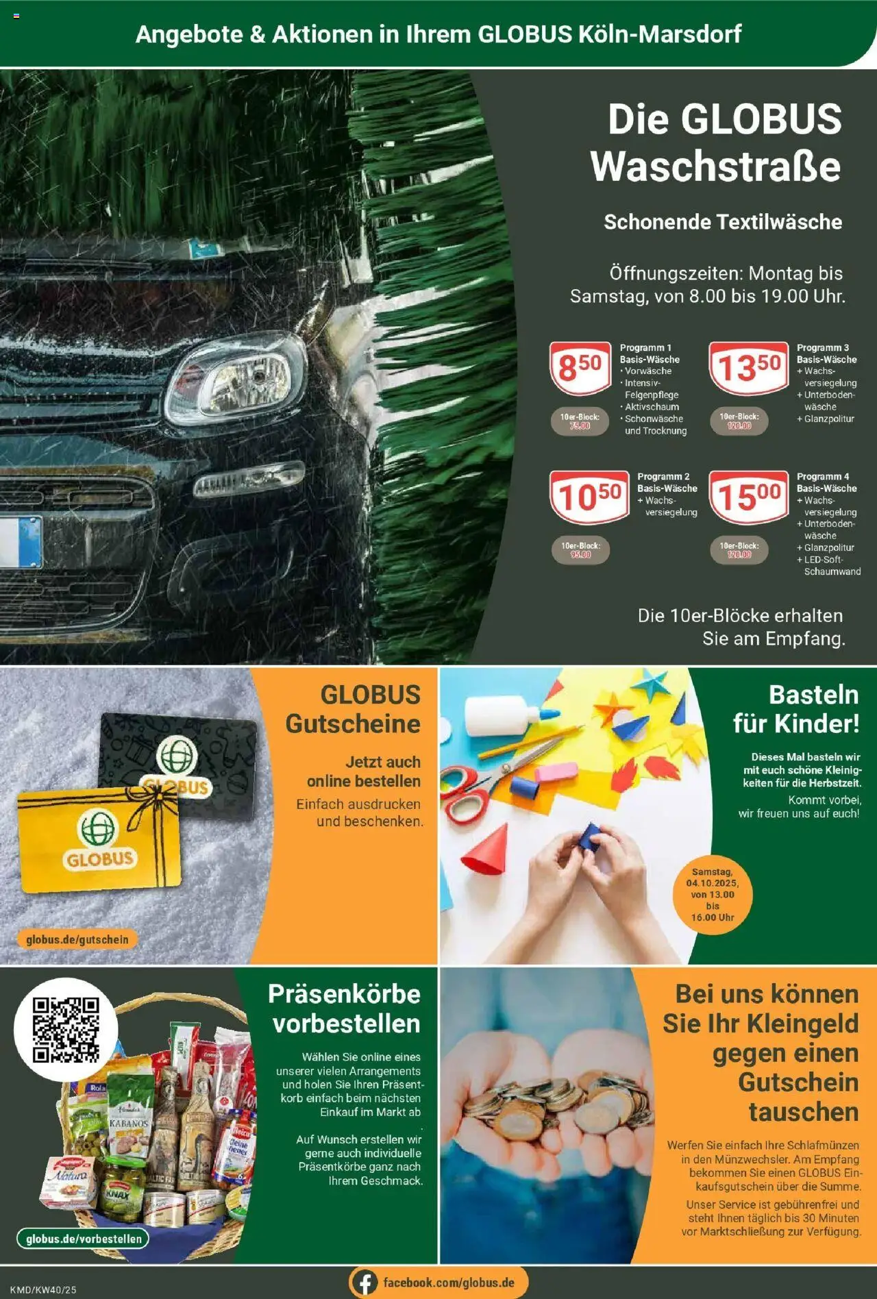 Globus prospekt Köln	 – gültig ab 28.09.2025 | Seite: 27 | Produkte: Korb, Uhr