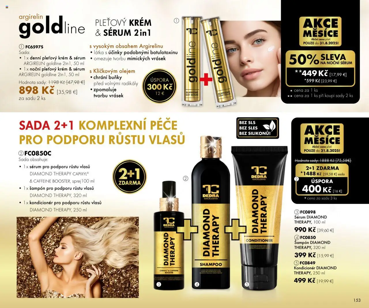 Dedra Katalog 8 2025 │ platný od 25.07.2025 | Strana: 53 | Produkty: Šampón, Kondicionér, Krém