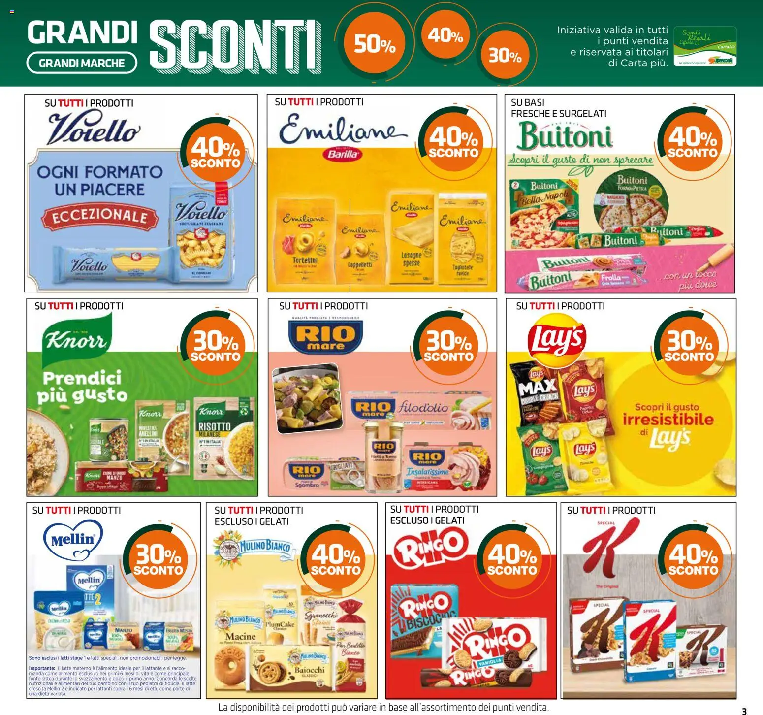 Volantino Superconti del 12.02.2026 | Pagina: 3 | Prodotti: Latte, The, Plumcake, Sgombro