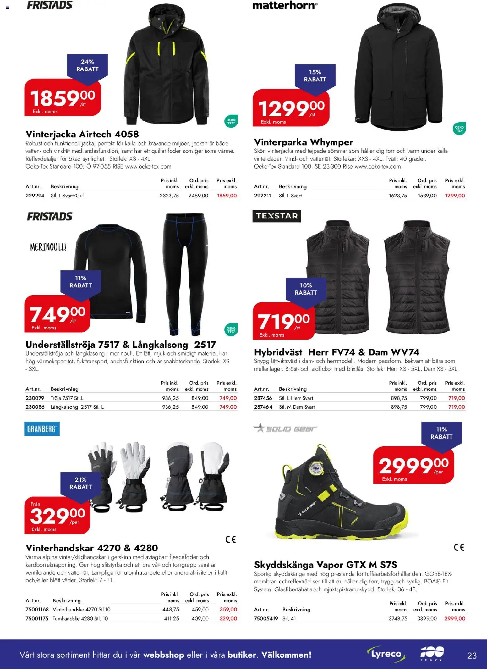 Lyreco reklamblad aktuell från 01.02.2026 | Sida: 23 | Produkter: Tröja