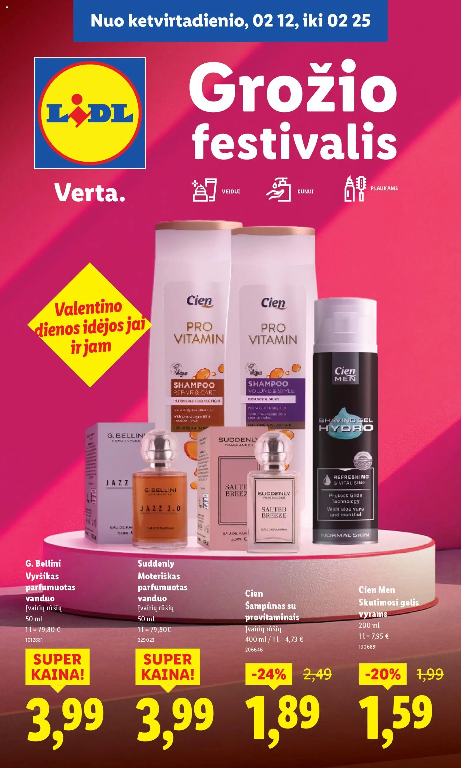 LIDL akcijos nuo 12.02.2026 | Puslapis: 1
