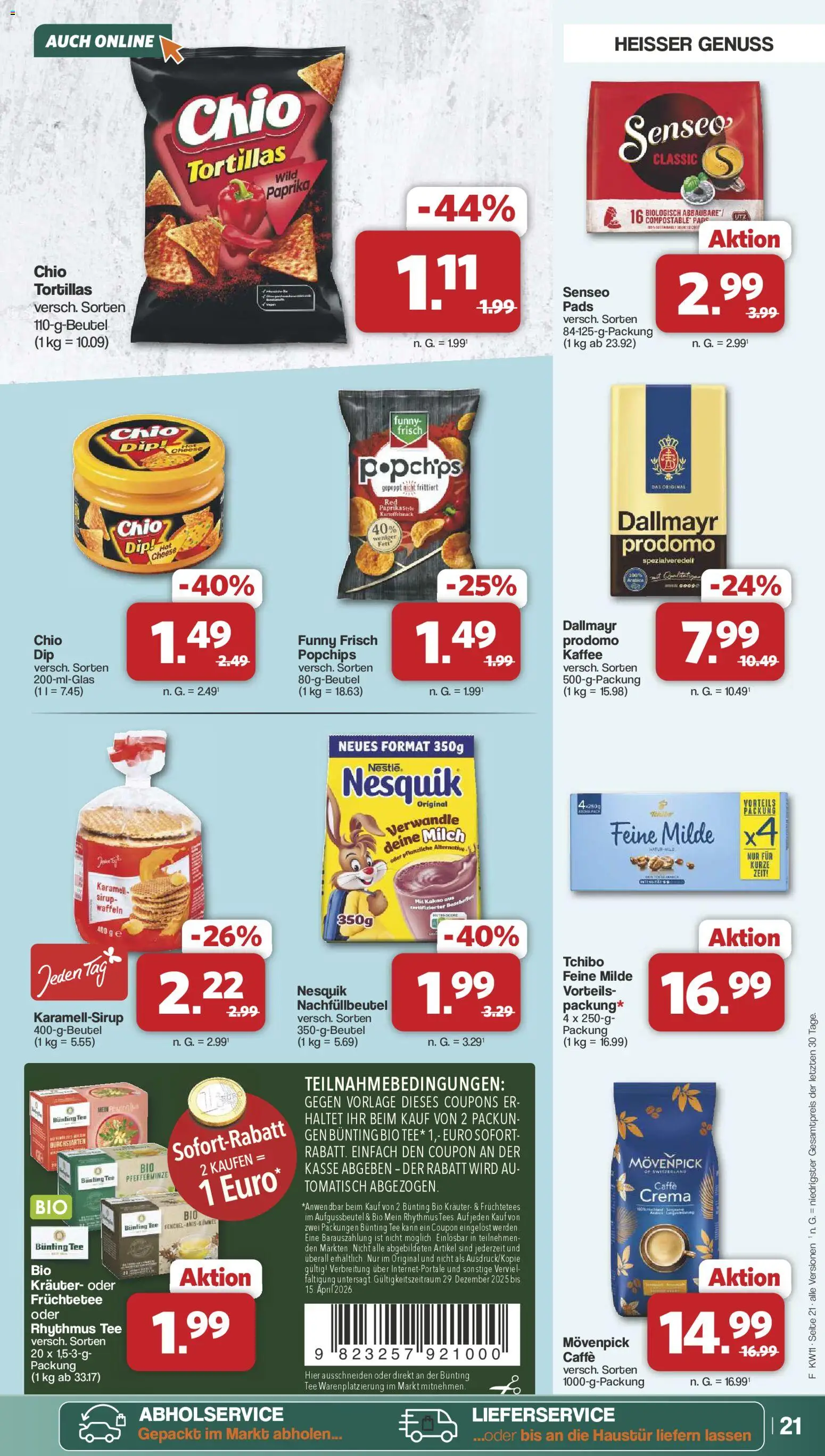 Famila Nordwest Prospekt 	 – gültig ab 09.03.2026 | Seite: 23 | Produkte: Senseo, Funny frisch, Waffeln, Tee