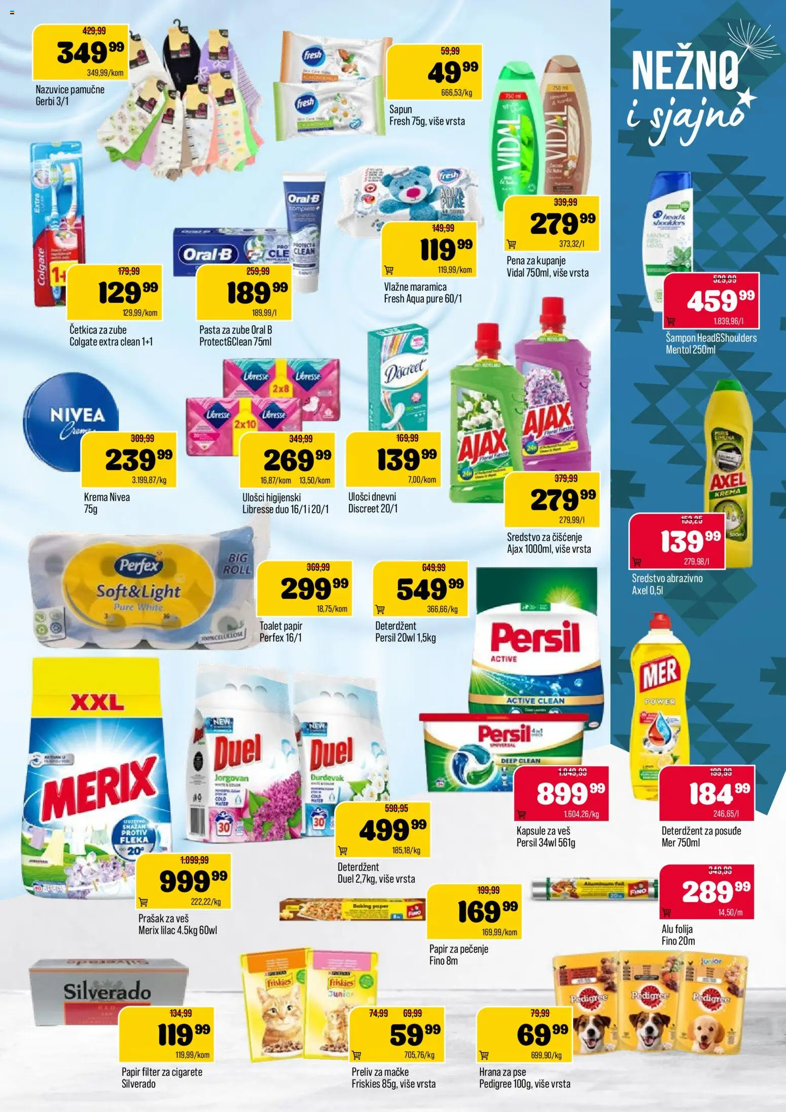 Podunavlje katalog - važi od 22.04.2026 | Strana: 11 | Proizvode: Deterdžent, Colgate, Higijenski ulošci, Kapsule