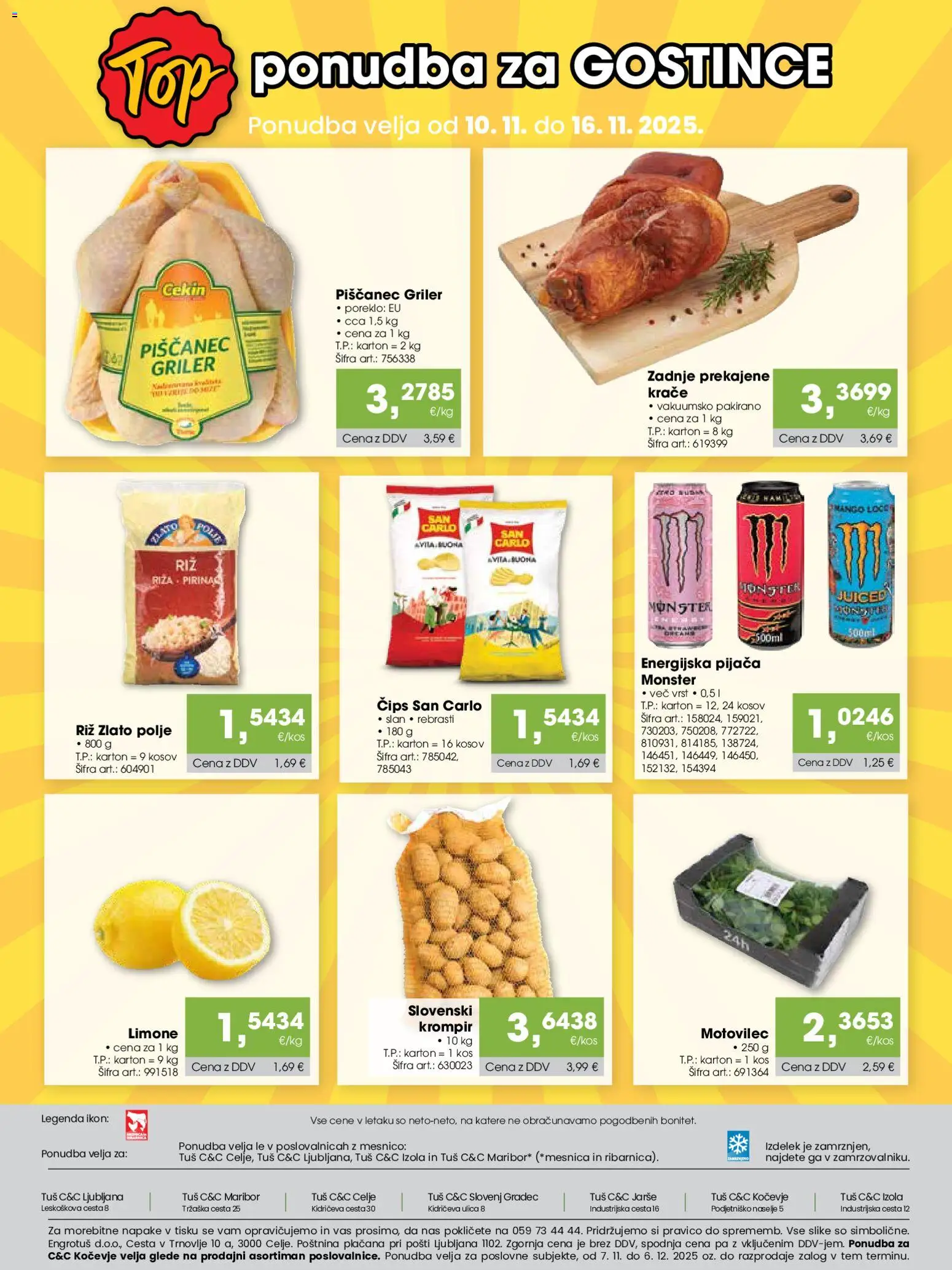 Novi Tuš katalog ponudbe – veljaven od 07.11.2025 | Stran: 24 | Izdelki: Riz, Cips, Krompir, Mango
