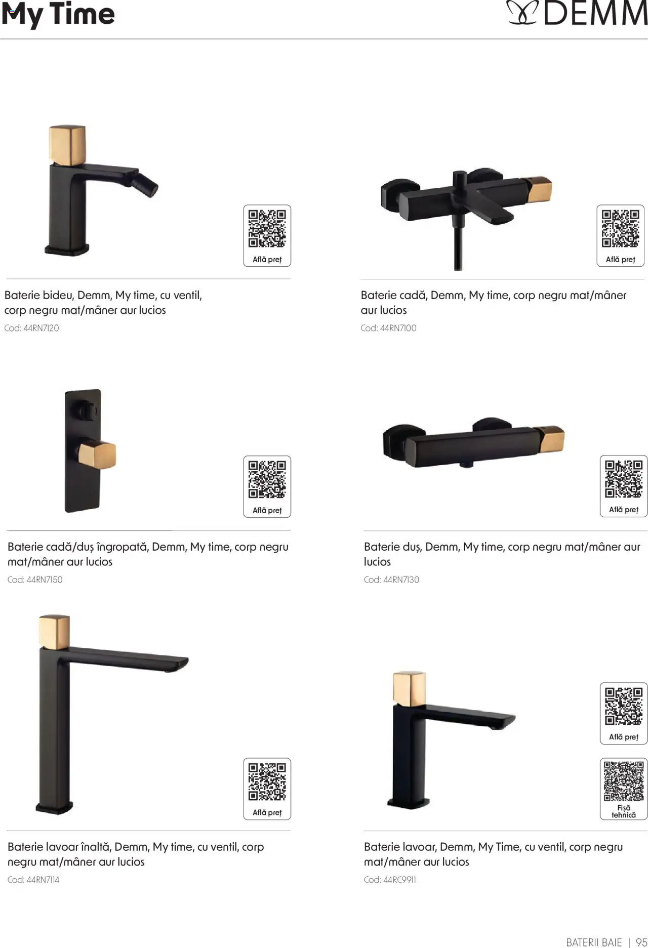 Catalog Romstal – valabil de la 25.11.2024 | Pagină: 95 | Produse: Lavoar, Baterie, Baterii