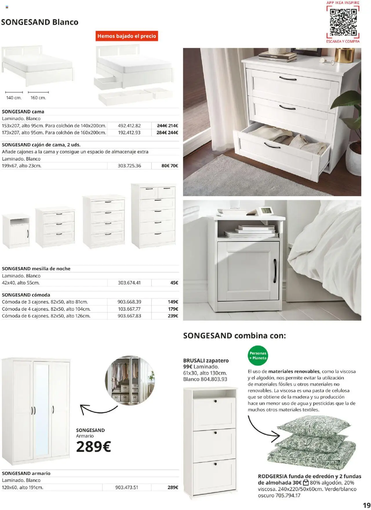 Catálogo IKEA Muebles para el dormitorio │ válido desde el 01.09.2025 | Página: 19 | Productos: Pasta, Funda, Almacenaje, Armario