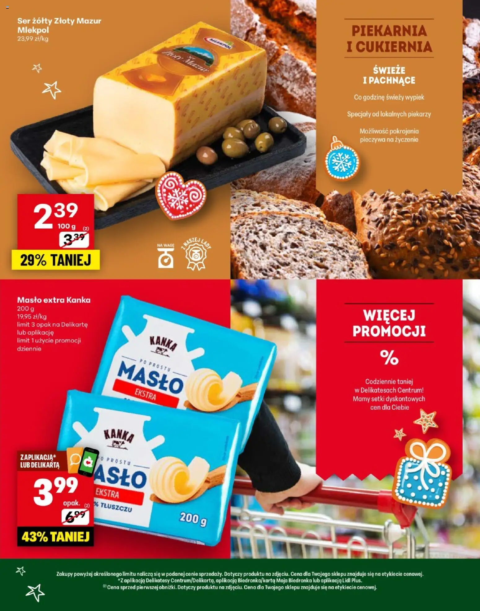 Delikatesy Centrum Gazetka - Wilkowice Otwarcie od 20.11.2025 | Strona: 3 | Produkty: Ser żółty, Piekarnia, Delikatesy, Masło