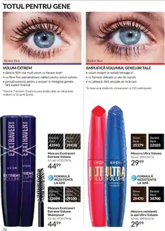 Noul catalog Avon – valabil de la 01.09.2025 | Pagină: 70 | Produse: Mascara, Ulei, Apă