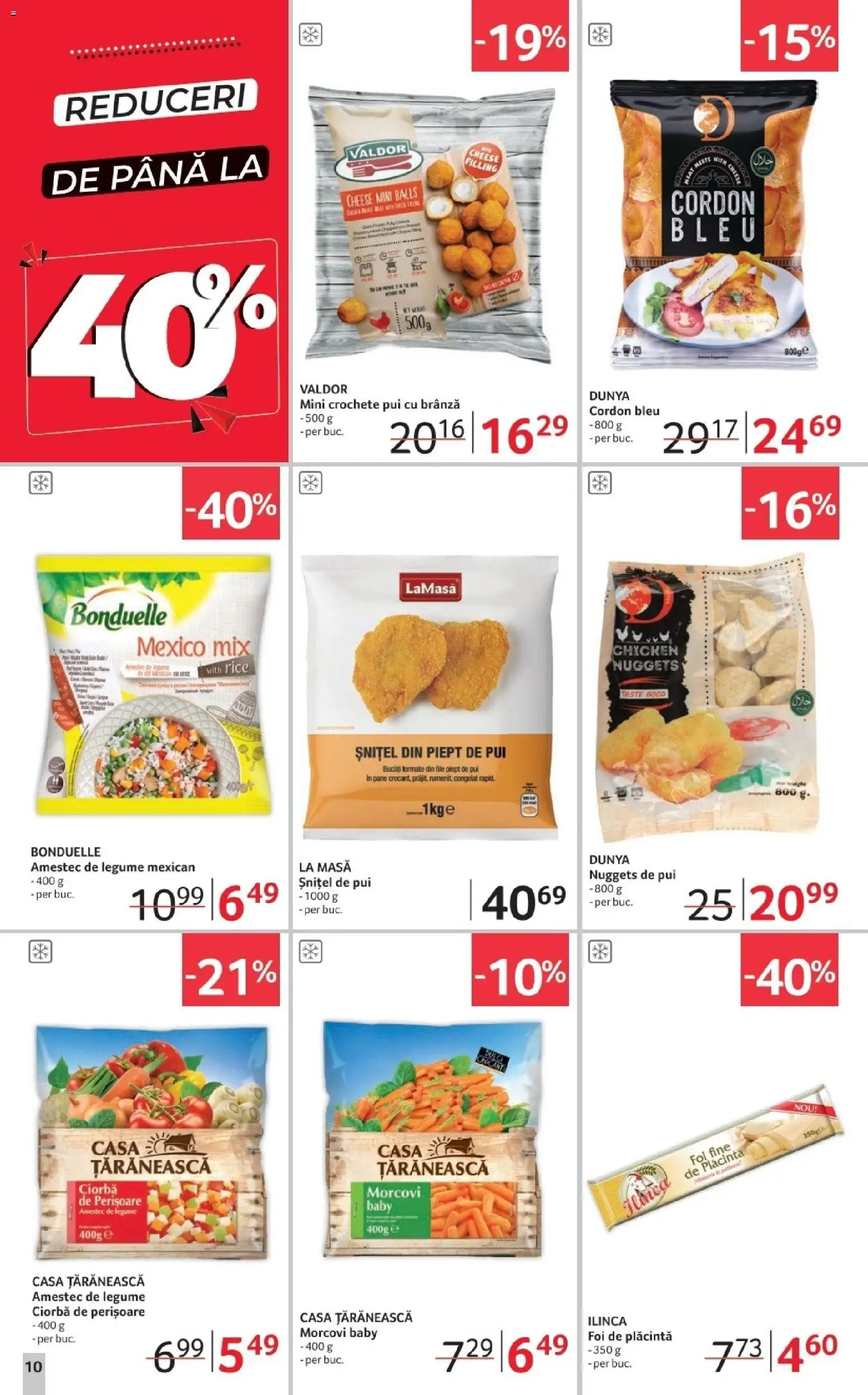 Noul catalog Selgros – valabil de la 02.01.2026 | Pagină: 10 | Produse: Masă, Cordon bleu, Brânză, Morcovi