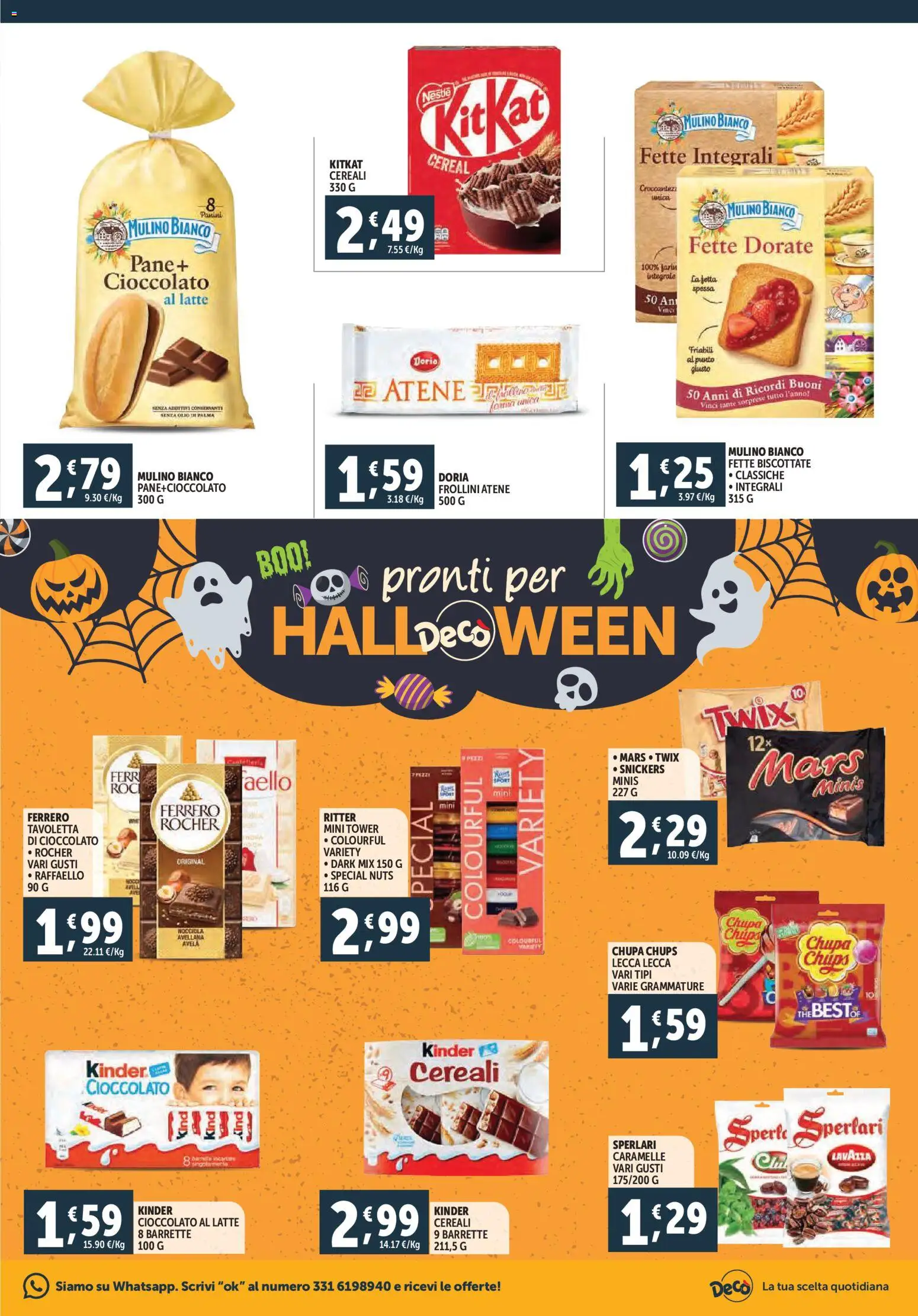 Volantino Decò del 28.10.2025 | Pagina: 11 | Prodotti: Caramelle, Cereali, The, Lavazza