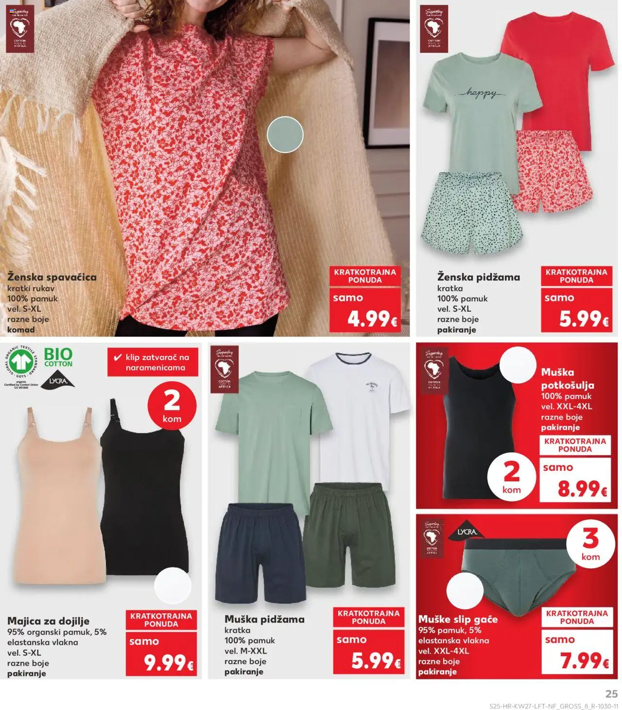 Kaufland katalog | vrijedi od 02.07.2025 | Stranica: 25 | Proizvodi: Majica, Pidžama