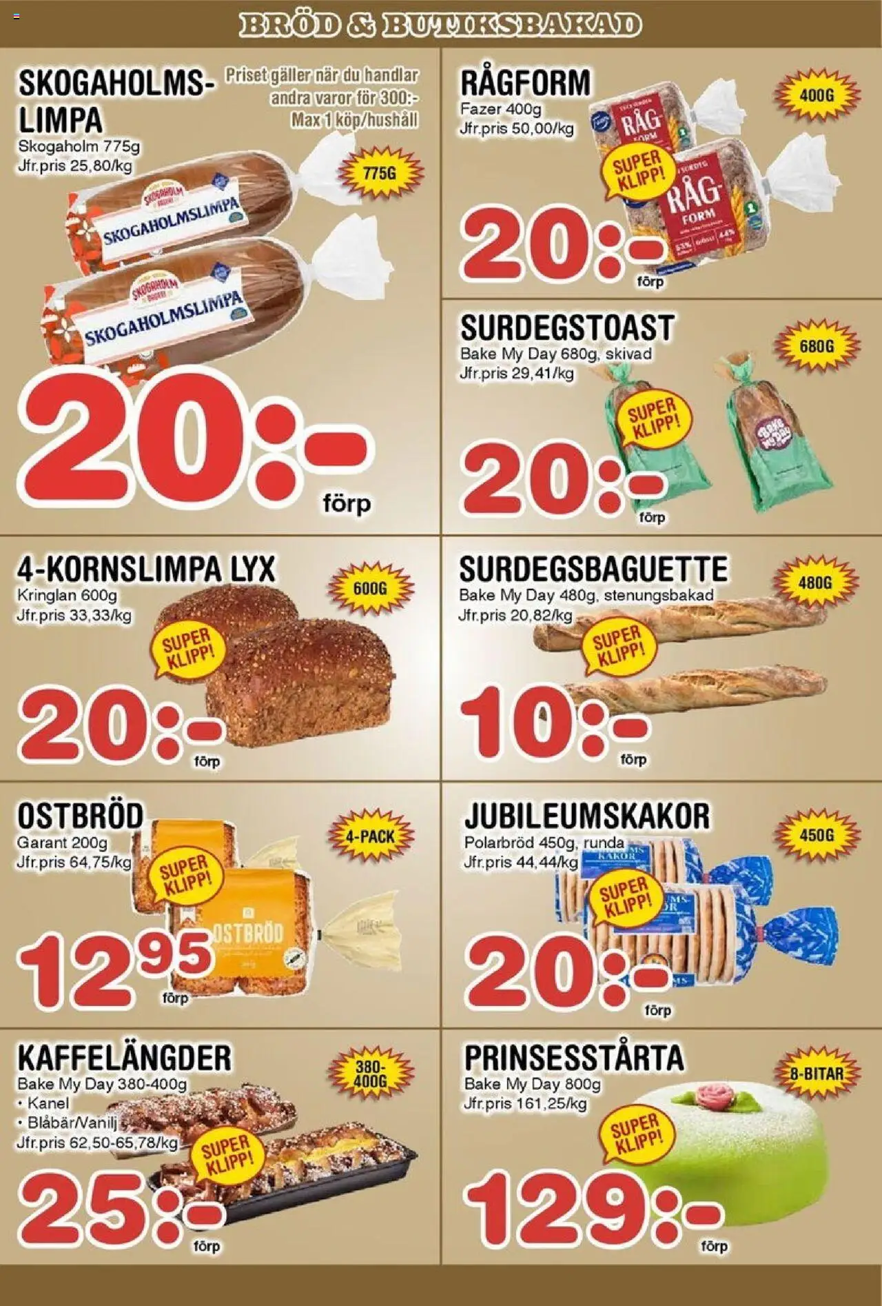 Nya Pulsen reklamblad aktuell från 20.10.2025 | Sida: 9 | Produkter: Galler, Kanel, Bröd