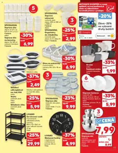 Nové Kaufland akcie – leták je platný od 18.09.2025 | Strana: 63 | Produkty: Nástenne hodiny, Hodiny