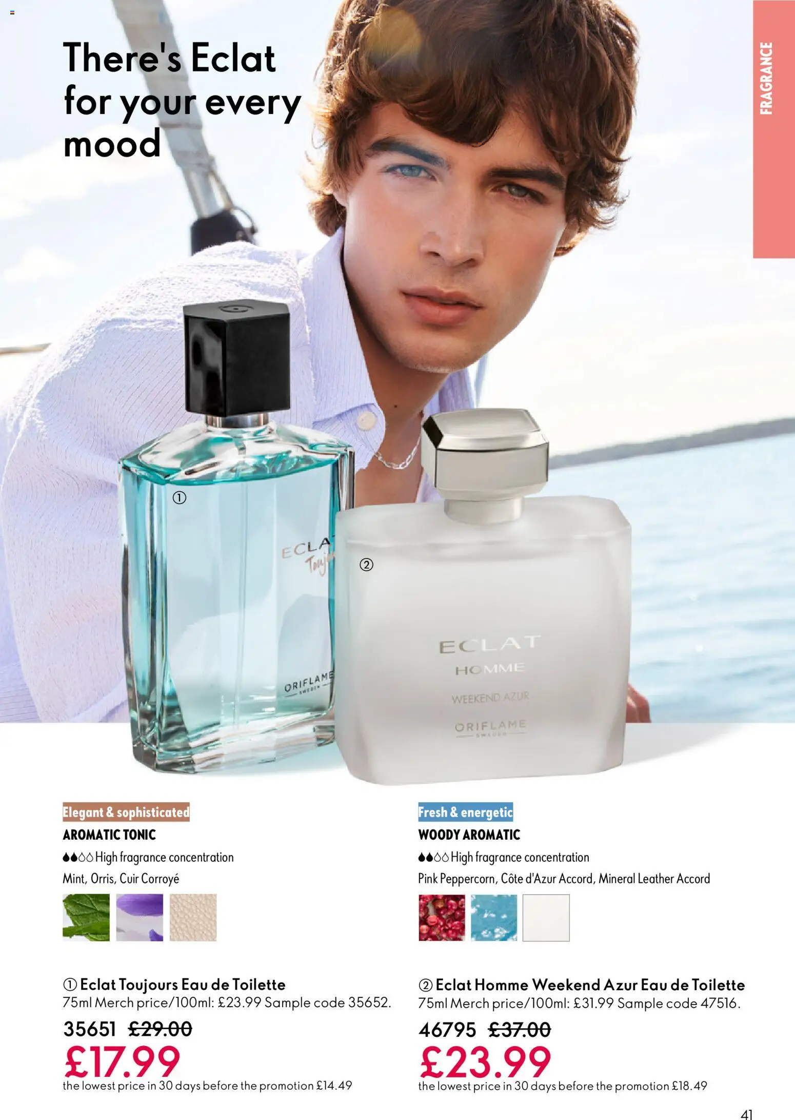 {H1} | Page: 41 | Products: Fragrance, Eau de toilette