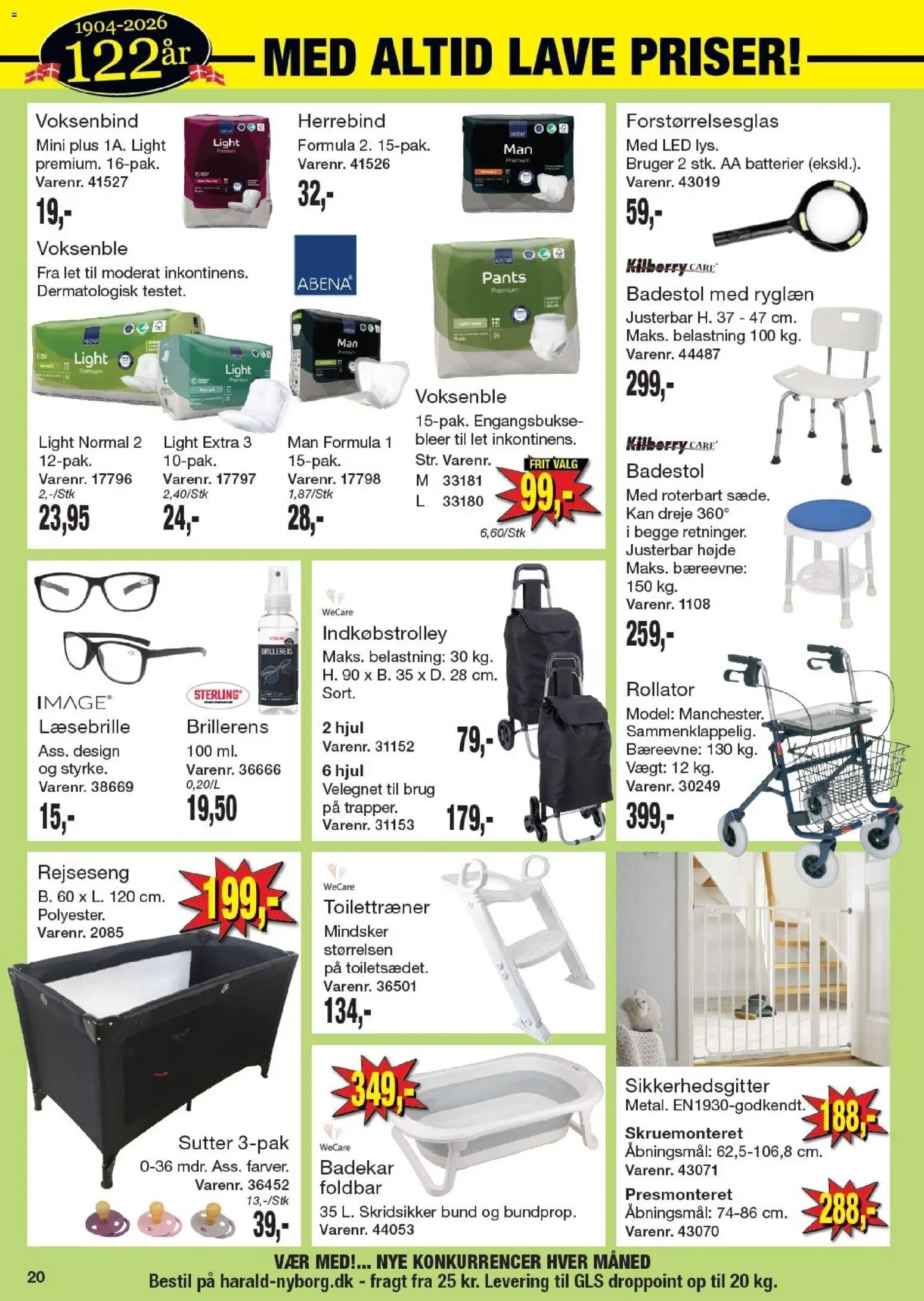 Harald Nyborg tilbudsavis – gyldig fra 26.02.2026 | Side: 22 | Produkter: Batterier, Badekar