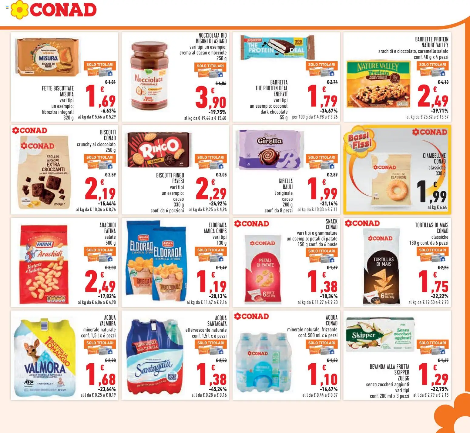 Volantino Conad del 06.05.2026 | Pagina: 19 | Prodotti: Cioccolato, Barretta, Mais, Arachidi