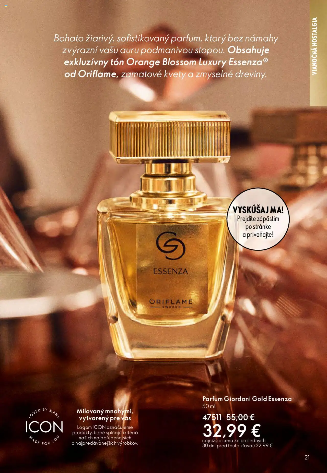 Nové Oriflame akcie – leták je platný od 12.11.2025 | Strana: 21 | Produkty: Kvety