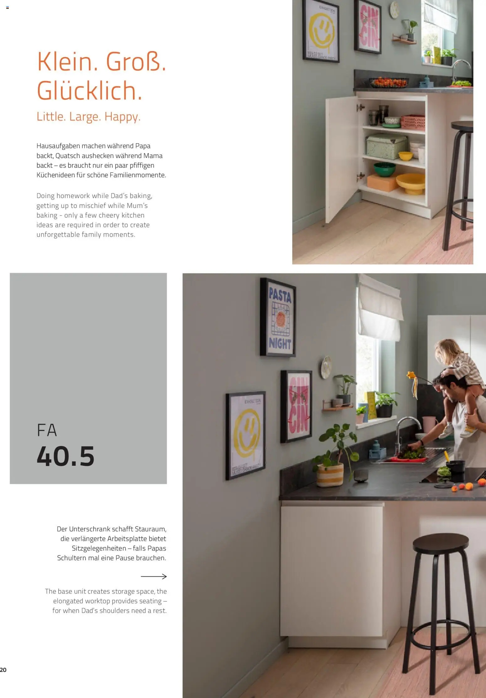 Ostermann Fakta Küchenjournal 2026 – gültig ab 01.01.2026 | Seite: 20 | Produkte: Unterschrank, Pasta