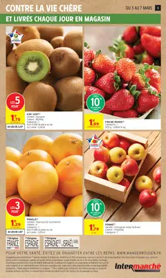 Intermarché - Prévisualisation de FRAISE RONDE(2), Catégorie : 1 500 g valide à partir de 03.03.2026 | Page: 5 | Produits: Olives, Pomme, Pommes, Kiwi