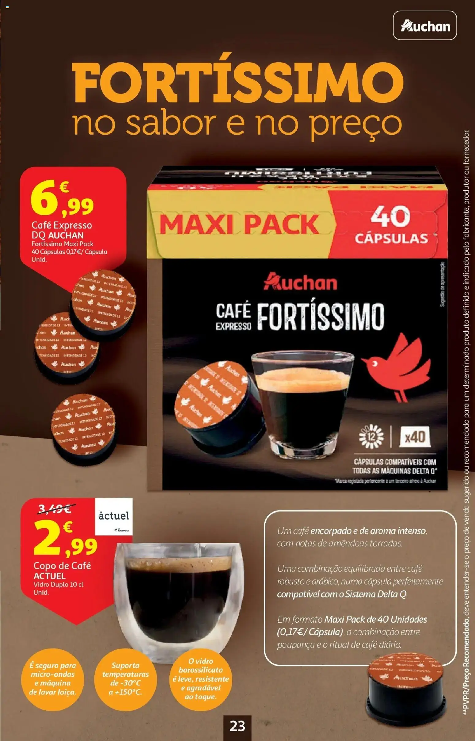 Auchan - O bem-estar começa em casa! │ válido de 26.12.2025 | Página: 23 | Produtos: Amêndoas, Delta q, Microondas, Café