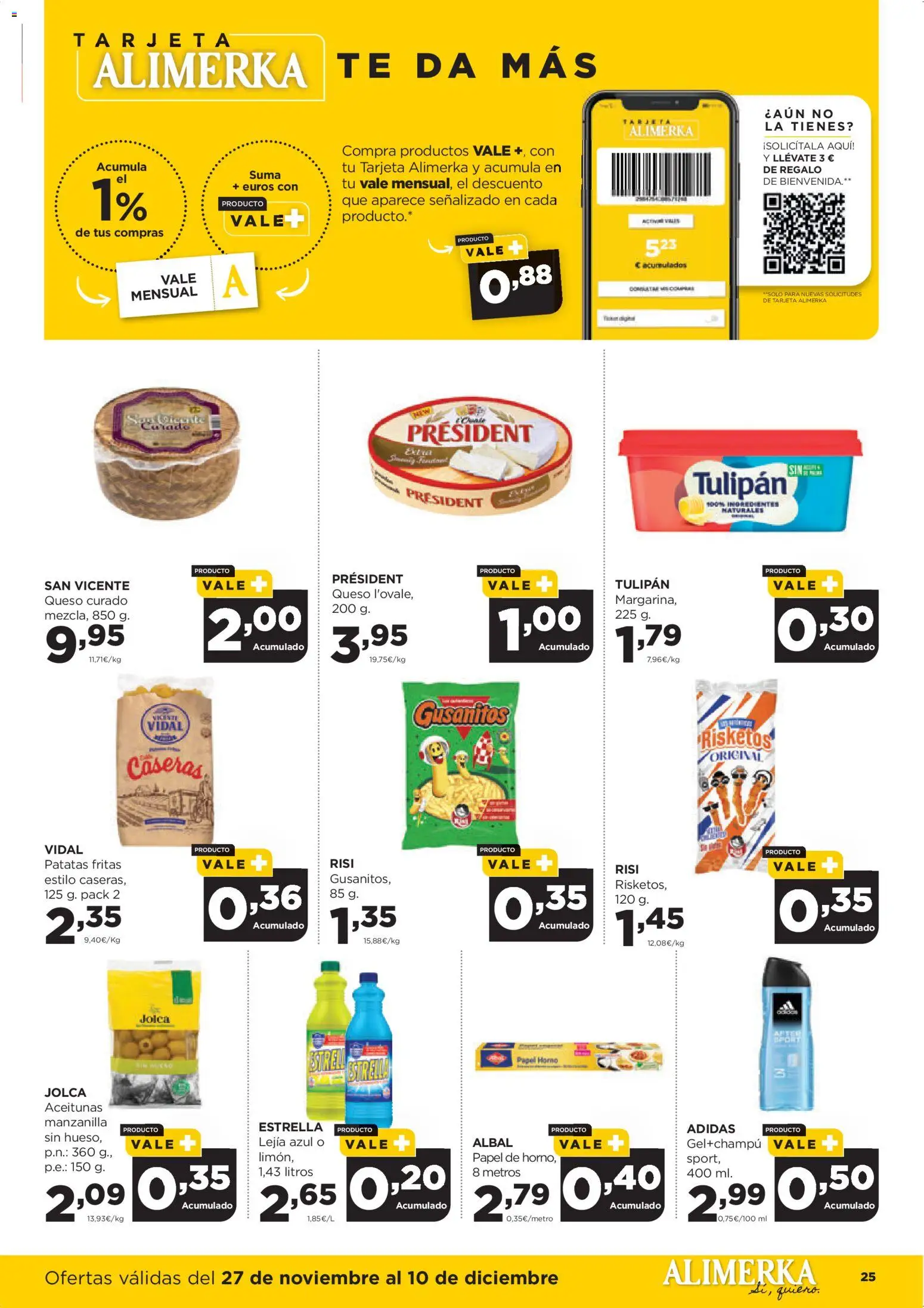 Alimerka folleto Asturias │ válido desde el 27.11.2025 | Página: 25 | Productos: Κρεμάστρα, Queso, Té