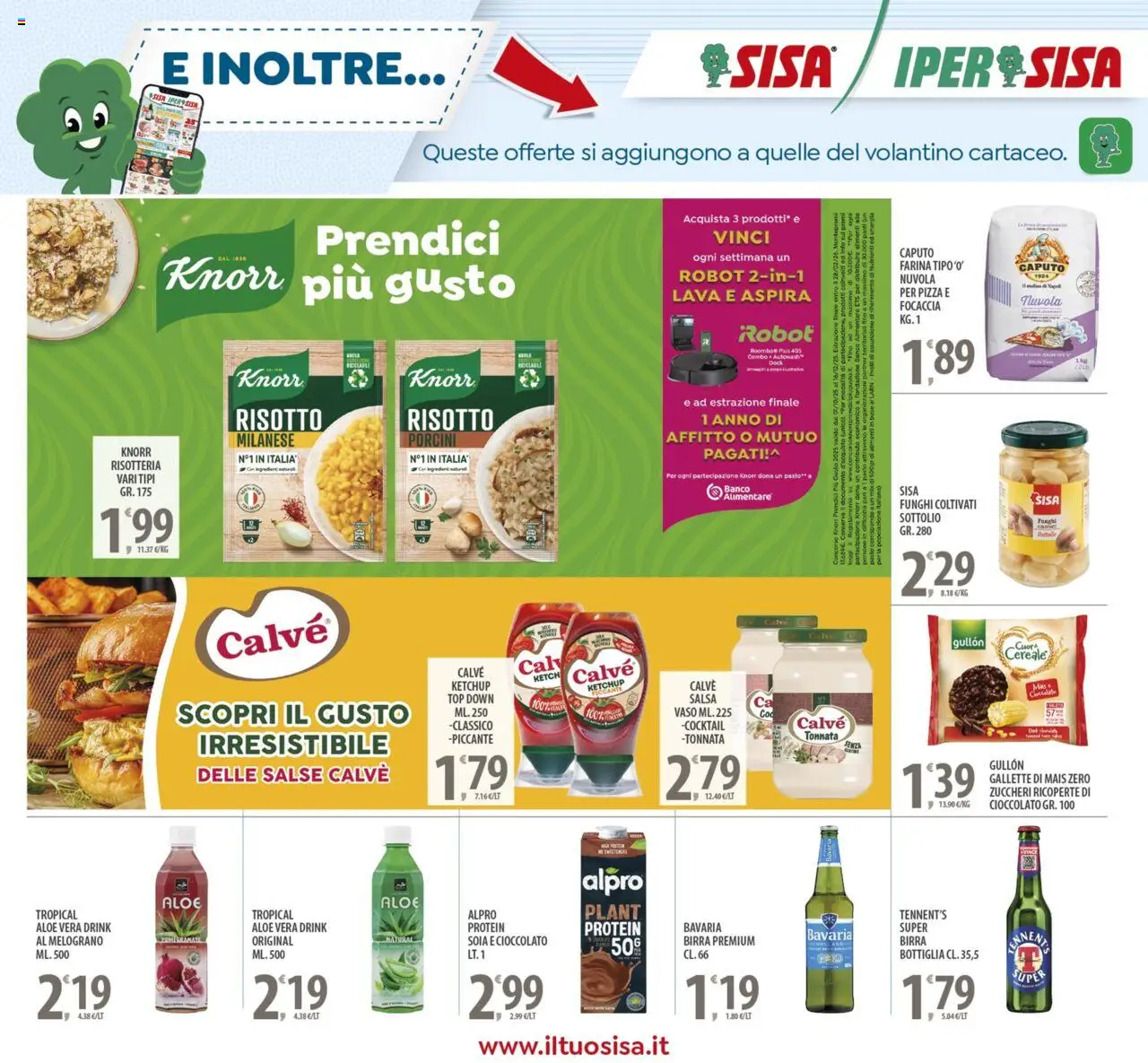 Volantino SISA del 14.10.2025 | Pagina: 23 | Prodotti: Salsa, Top, Funghi, Robot