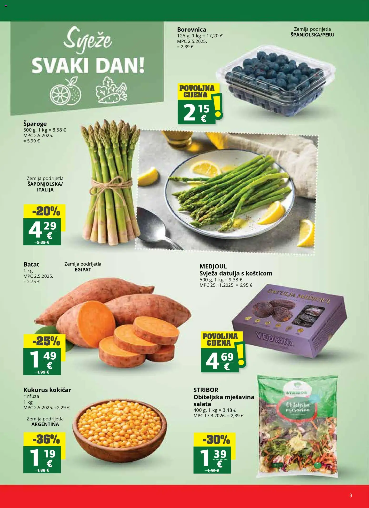 Ribola katalog | vrijedi od 15.04.2026 | Stranica: 3 | Proizvodi: Salata, Borovnica, Datulja