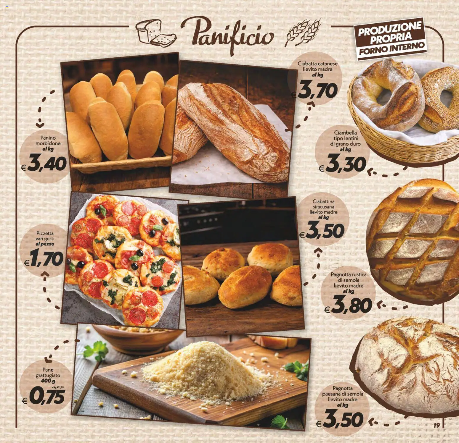 Volantino SuperConveniente del 27.03.2026 | Pagina: 19 | Prodotti: Pane, Forno